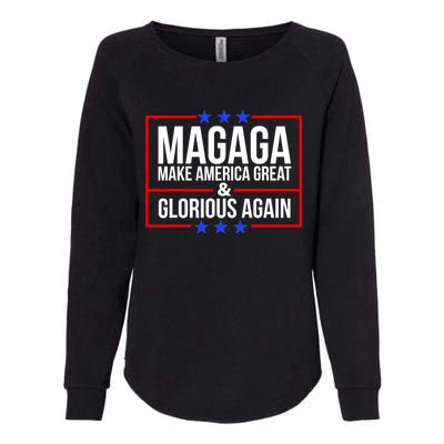 MAGAGA Make America Great And Glorious Again Trump 2024 Womens California Wash Sweatshirt