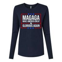 MAGAGA Make America Great And Glorious Again Trump 2024 Womens Cotton Relaxed Long Sleeve T-Shirt