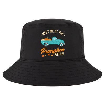 Meet Me At The Pumpkin Patch Truck Halloween Hello Fall 2024 Cool Comfort Performance Bucket Hat