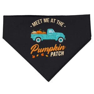 Meet Me At The Pumpkin Patch Truck Halloween Hello Fall 2024 USA-Made Doggie Bandana