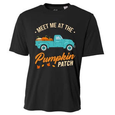 Meet Me At The Pumpkin Patch Truck Halloween Hello Fall 2024 Cooling Performance Crew T-Shirt