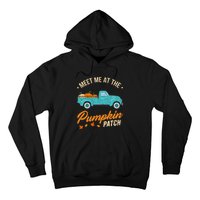 Meet Me At The Pumpkin Patch Truck Halloween Hello Fall 2024 Hoodie