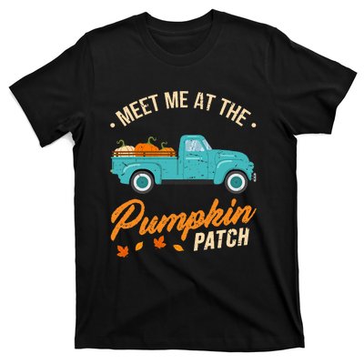 Meet Me At The Pumpkin Patch Truck Halloween Hello Fall 2024 T-Shirt