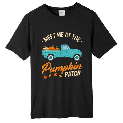 Meet Me At The Pumpkin Patch Truck Halloween Hello Fall 2024 Tall Fusion ChromaSoft Performance T-Shirt