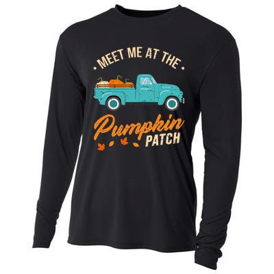 Meet Me At The Pumpkin Patch Truck Halloween Hello Fall 2024 Cooling Performance Long Sleeve Crew