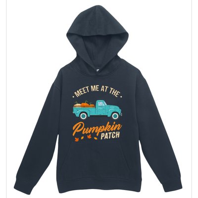 Meet Me At The Pumpkin Patch Truck Halloween Hello Fall 2024 Urban Pullover Hoodie