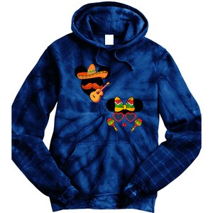 Mexican Mickey And Minnie Cinco De Mayo Couple Tie Dye Hoodie