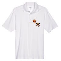 Mexican Mickey And Minnie Cinco De Mayo Couple Men's Origin Performance Pique Polo