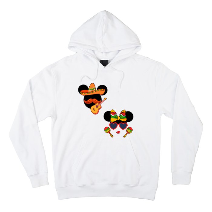 Mexican Mickey And Minnie Cinco De Mayo Couple Hoodie