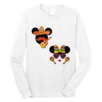 Mexican Mickey And Minnie Cinco De Mayo Couple Long Sleeve Shirt