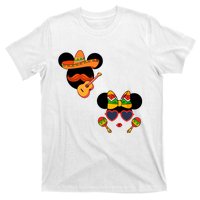 Mexican Mickey And Minnie Cinco De Mayo Couple T-Shirt