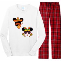 Mexican Mickey And Minnie Cinco De Mayo Couple Long Sleeve Pajama Set