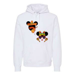 Mexican Mickey And Minnie Cinco De Mayo Couple Premium Hoodie