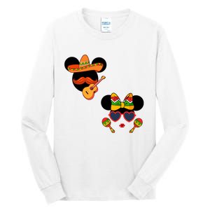 Mexican Mickey And Minnie Cinco De Mayo Couple Tall Long Sleeve T-Shirt