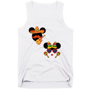 Mexican Mickey And Minnie Cinco De Mayo Couple Tank Top