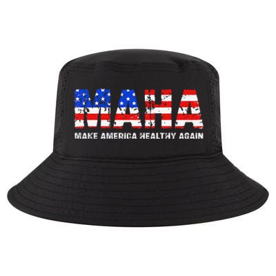 Maha Make America Healthy Again Us Patriotic 4th Of July Cool Comfort Performance Bucket Hat