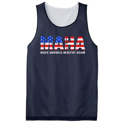 Maha Make America Healthy Again Us Patriotic 4th Of July Mesh Reversible Basketball Jersey Tank