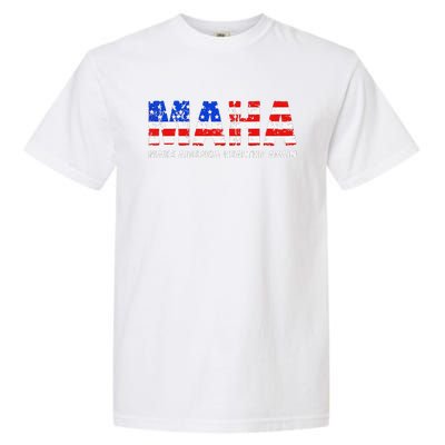 Maha Make America Healthy Again Us Patriotic 4th Of July Garment-Dyed Heavyweight T-Shirt