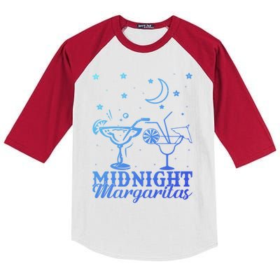 Midnight Margaritas Alcoholic Beverage Alcohol Gift Kids Colorblock Raglan Jersey