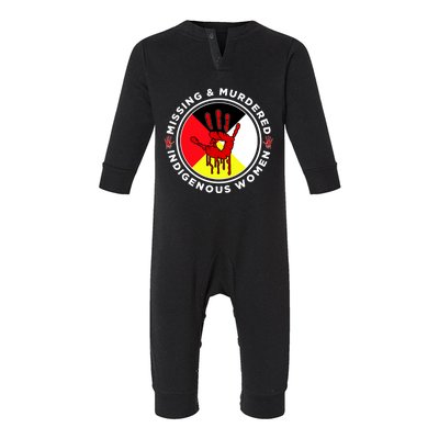 Mmiw Missing And Murdered Indigenous Medicine Wheel Mmiw Gift Infant Fleece One Piece