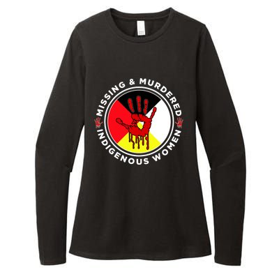 Mmiw Missing And Murdered Indigenous Medicine Wheel Mmiw Gift Womens CVC Long Sleeve Shirt