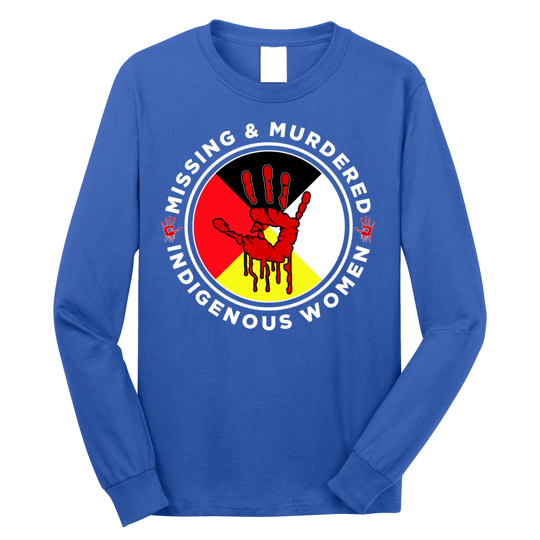 Mmiw Missing And Murdered Indigenous Medicine Wheel Mmiw Gift Long Sleeve Shirt