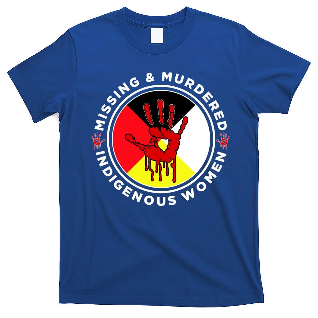 Mmiw Missing And Murdered Indigenous Medicine Wheel Mmiw Gift T-Shirt