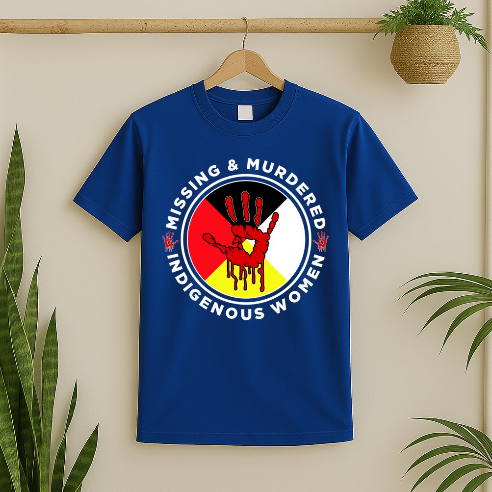 Mmiw Missing And Murdered Indigenous Medicine Wheel Mmiw Gift T-Shirt