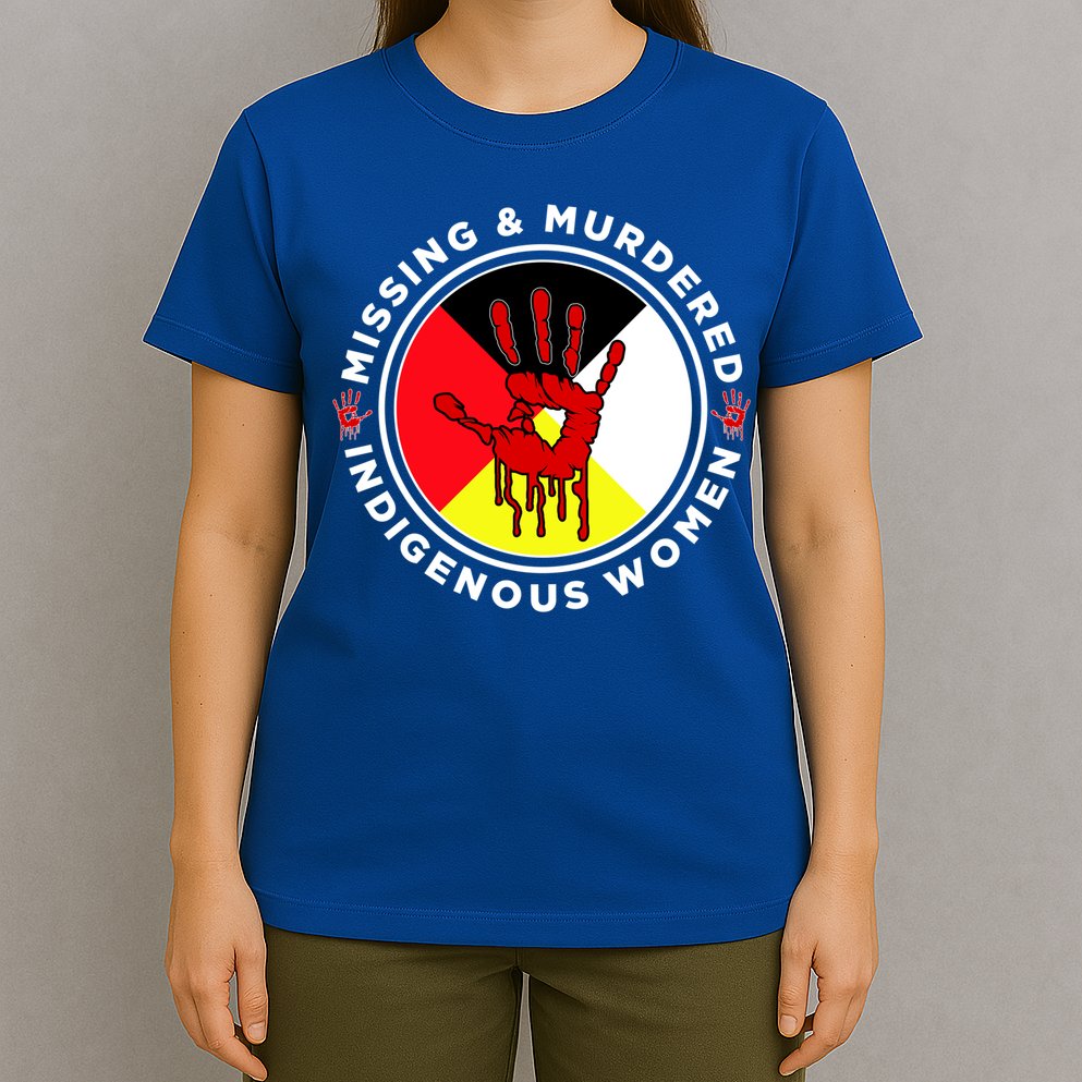 Mmiw Missing And Murdered Indigenous Medicine Wheel Mmiw Gift T-Shirt