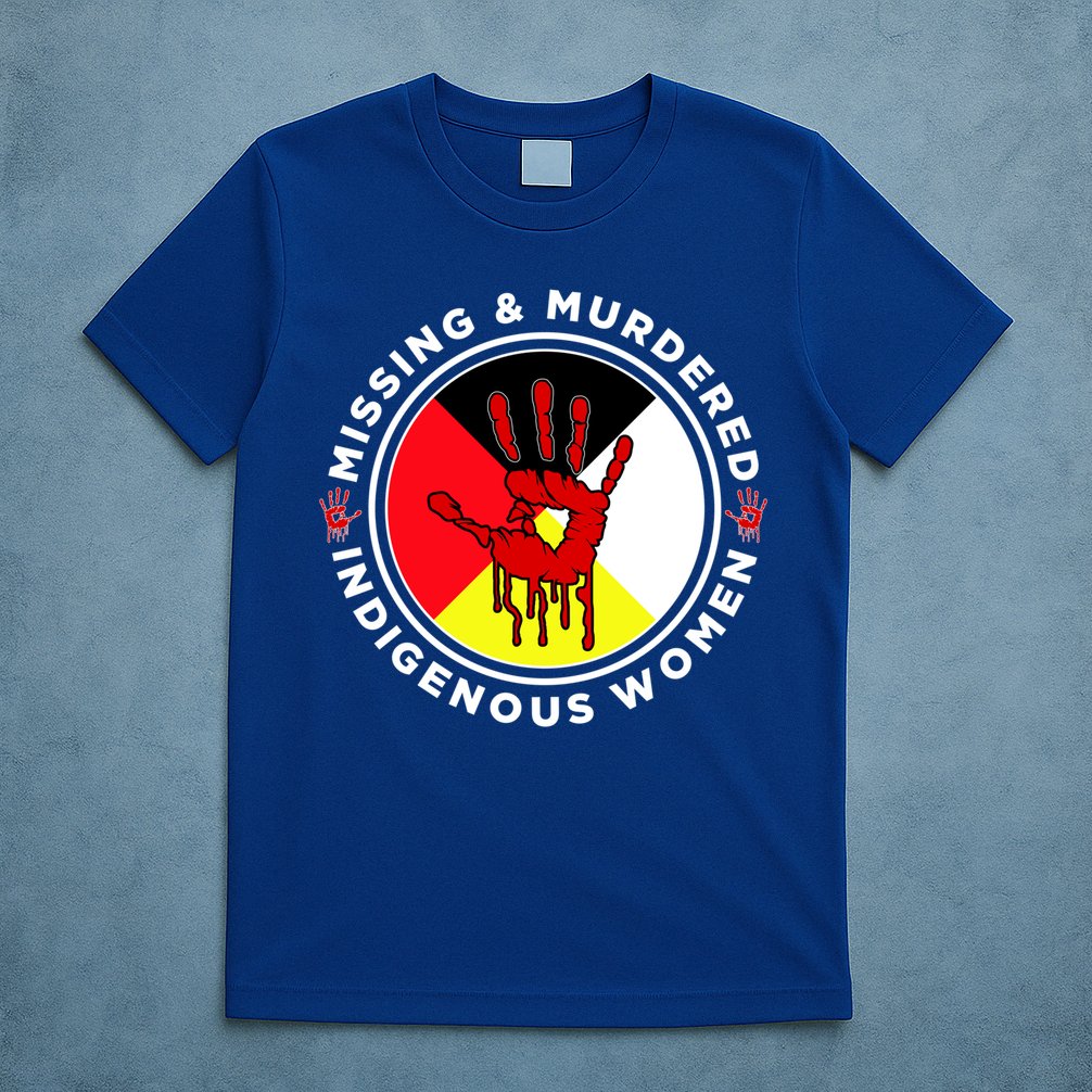 Mmiw Missing And Murdered Indigenous Medicine Wheel Mmiw Gift T-Shirt