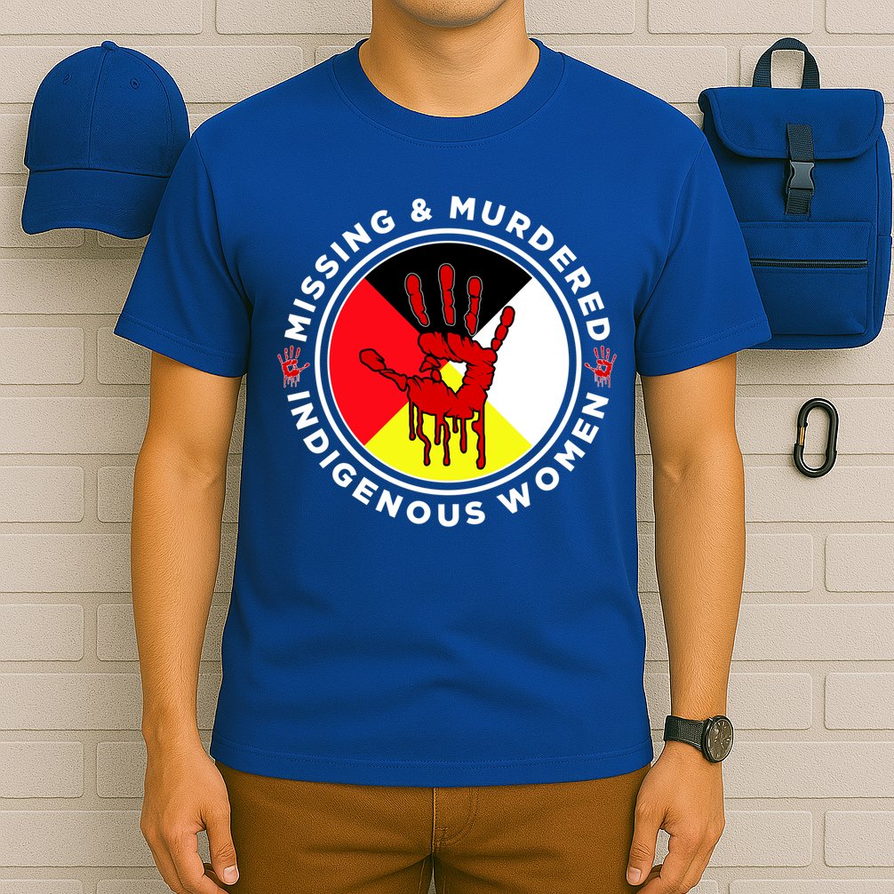 Mmiw Missing And Murdered Indigenous Medicine Wheel Mmiw Gift T-Shirt