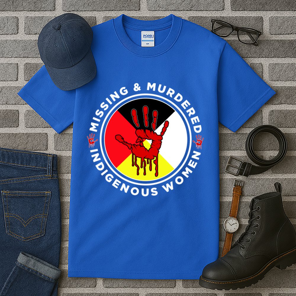 Mmiw Missing And Murdered Indigenous Medicine Wheel Mmiw Gift Tall T-Shirt