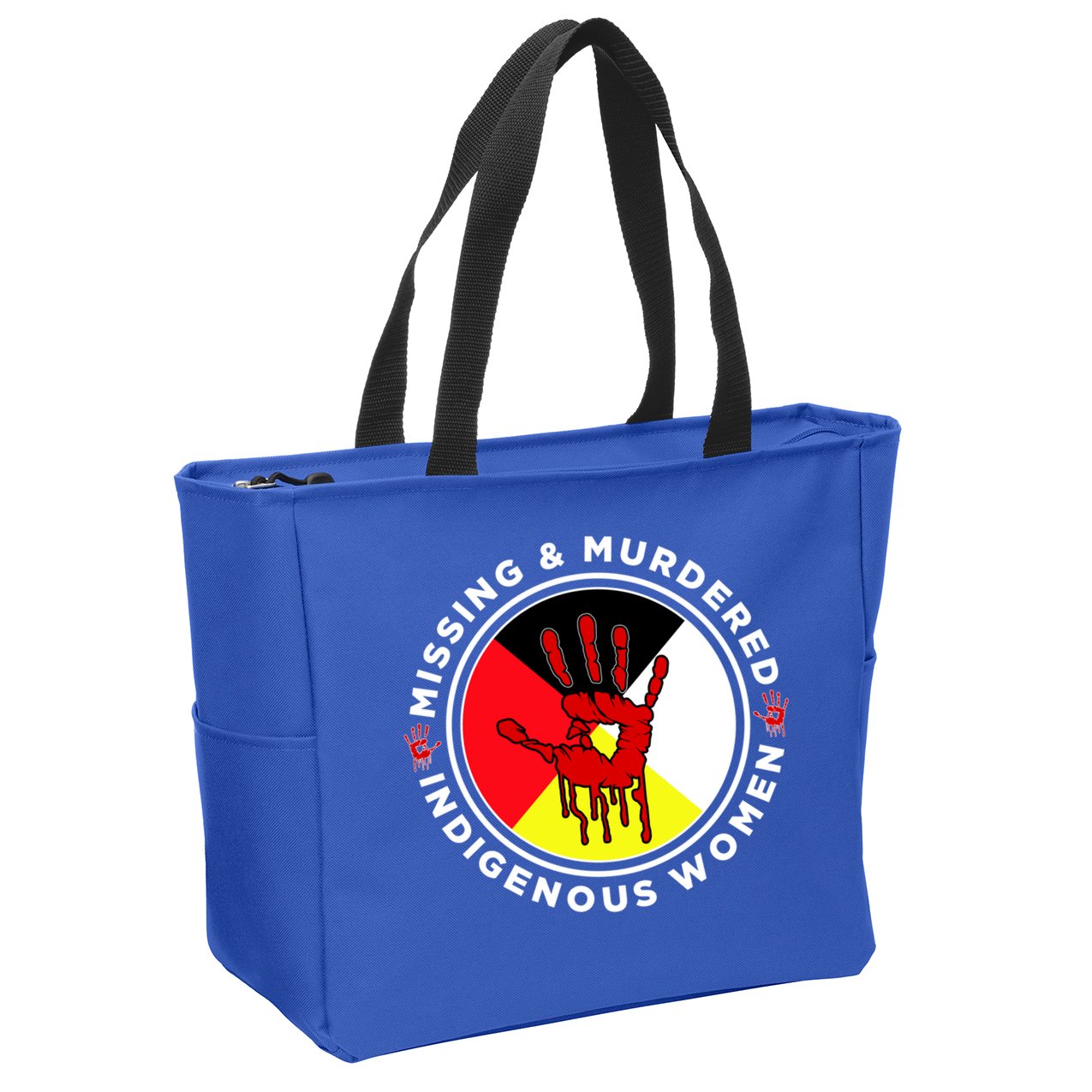 Mmiw Missing And Murdered Indigenous Medicine Wheel Mmiw Gift Zip Tote Bag
