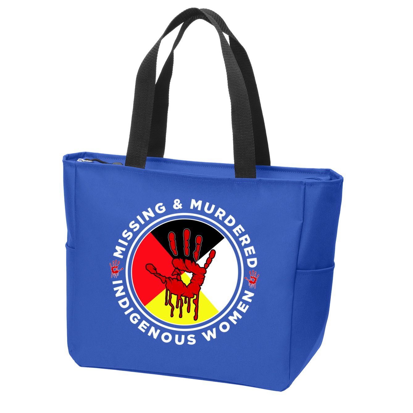 Mmiw Missing And Murdered Indigenous Medicine Wheel Mmiw Gift Zip Tote Bag