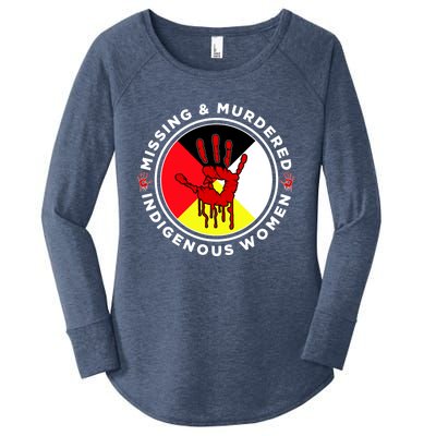 Mmiw Missing And Murdered Indigenous Medicine Wheel Mmiw Gift Women's Perfect Tri Tunic Long Sleeve Shirt