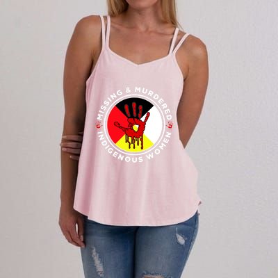 Mmiw Missing And Murdered Indigenous Medicine Wheel Mmiw Gift Women's Strappy Tank