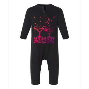 Midnight Margaritas Alcoholic Beverage Alcohol Gift Infant Fleece One Piece