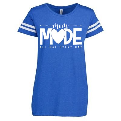 Mom Mode All Day Every Day Happy Mother's Day Mother Life Enza Ladies Jersey Football T-Shirt