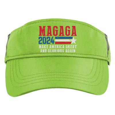 MAGAGA Make America Great And Glorious Again Trump For President Adult Drive Performance Visor