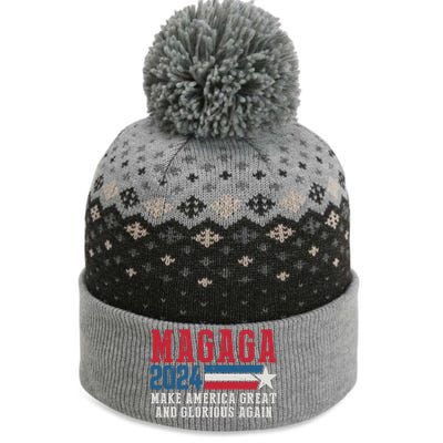 MAGAGA Make America Great And Glorious Again Trump For President The Baniff Cuffed Pom Beanie