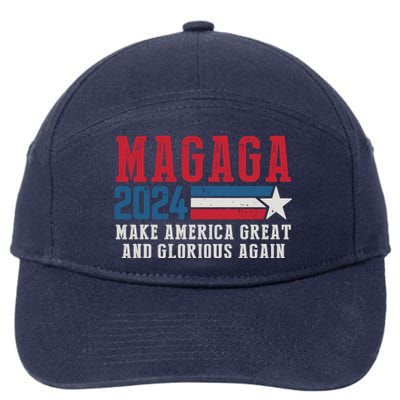 MAGAGA Make America Great And Glorious Again Trump For President 7-Panel Snapback Hat