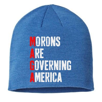 Maga Morons Are Governing America Anti Trump Sustainable Beanie