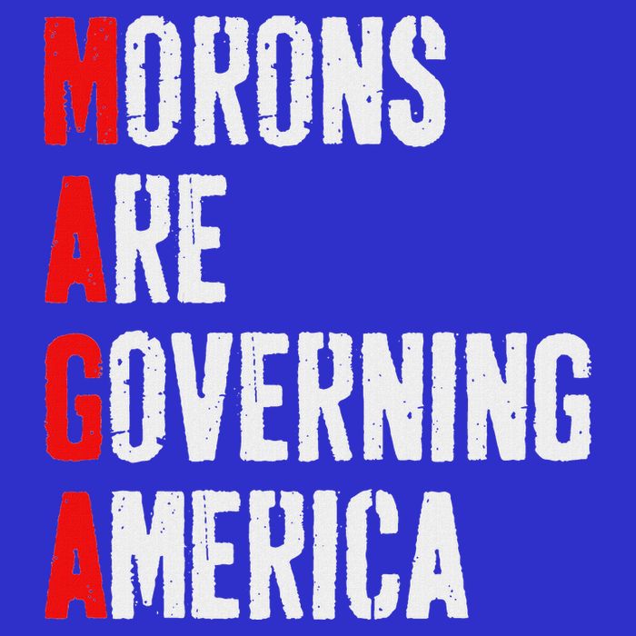 Maga Morons Are Governing America Anti Trump Zip Tote Bag