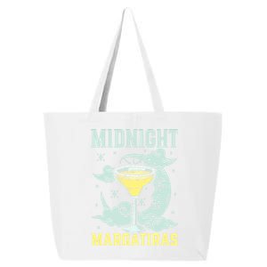 Midnight Margaritas Alcohol Er Cocktail Lover Great Gift 25L Jumbo Tote