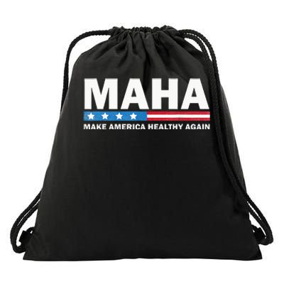 Maha Make America Healthy Again 2024 Us Election Drawstring Bag