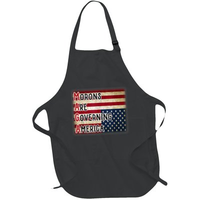 MAGA Morons Are Governing America Full-Length Apron With Pockets