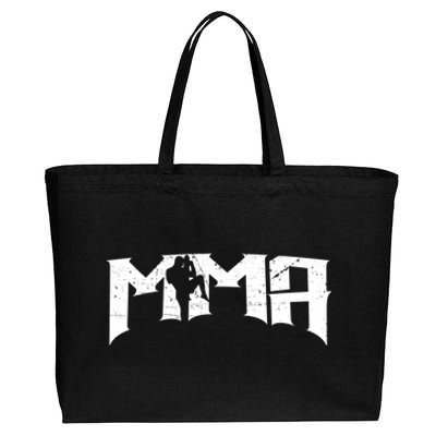 Mixed Martial Arts Mma Gift Cotton Canvas Jumbo Tote