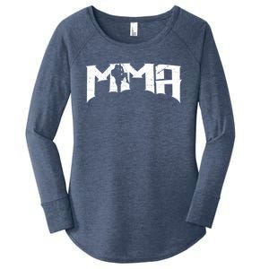 Mixed Martial Arts Mma Gift Women's Perfect Tri Tunic Long Sleeve Shirt