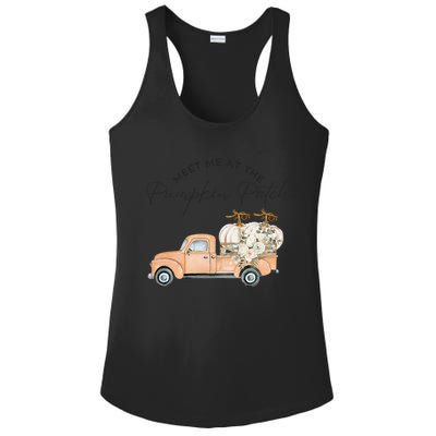 Meet Me At The Pumpkin Patch Truck Of Pumpkins Gift Ladies PosiCharge Competitor Racerback Tank