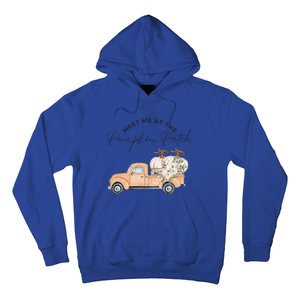 Meet Me At The Pumpkin Patch Truck Of Pumpkins Gift Hoodie